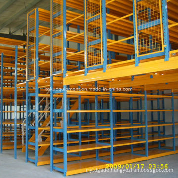 Steel Multi Tier Selective Warehouse Mezzanine Shelving